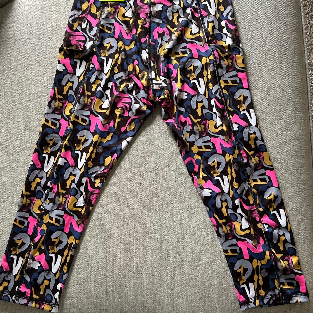 Tek Gear Multicolor Abstract Leggings - Picture 2 of 9